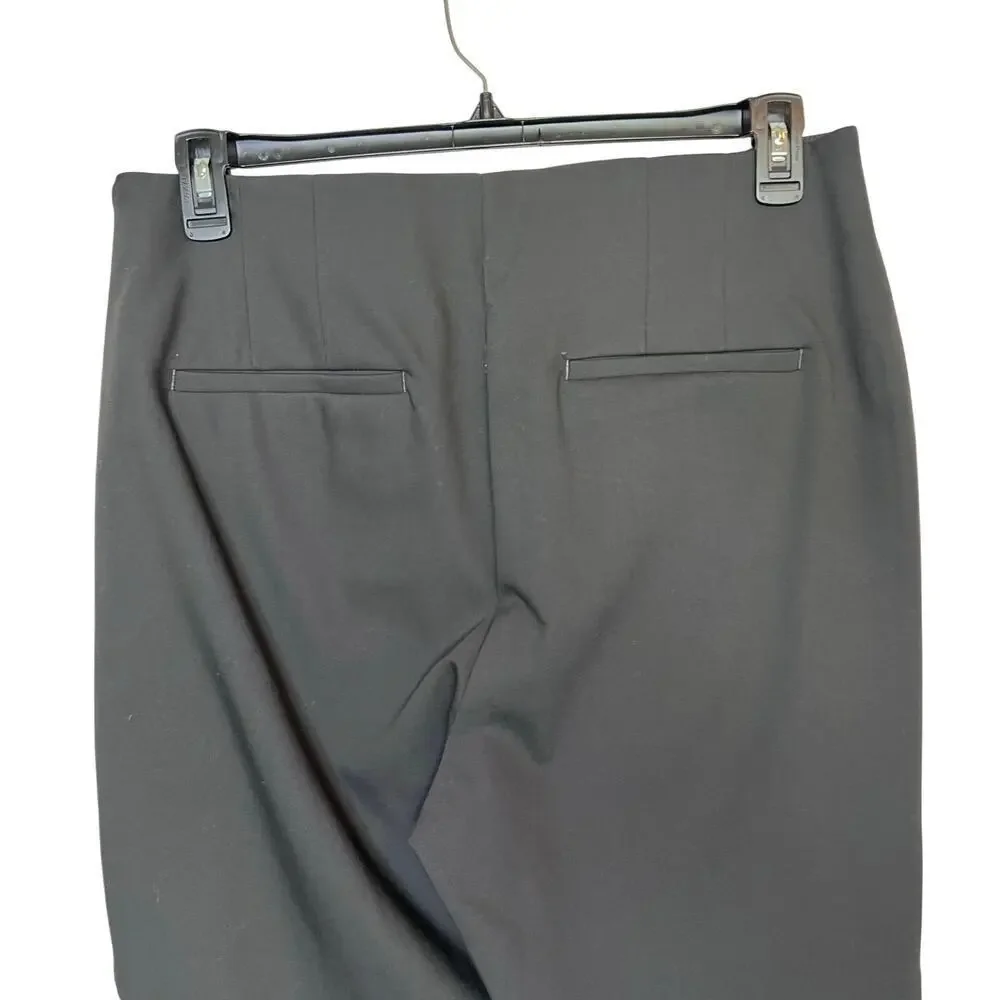 LOFT High Waist Curvy Skinny Stretch Pants in Black Women's Size 14